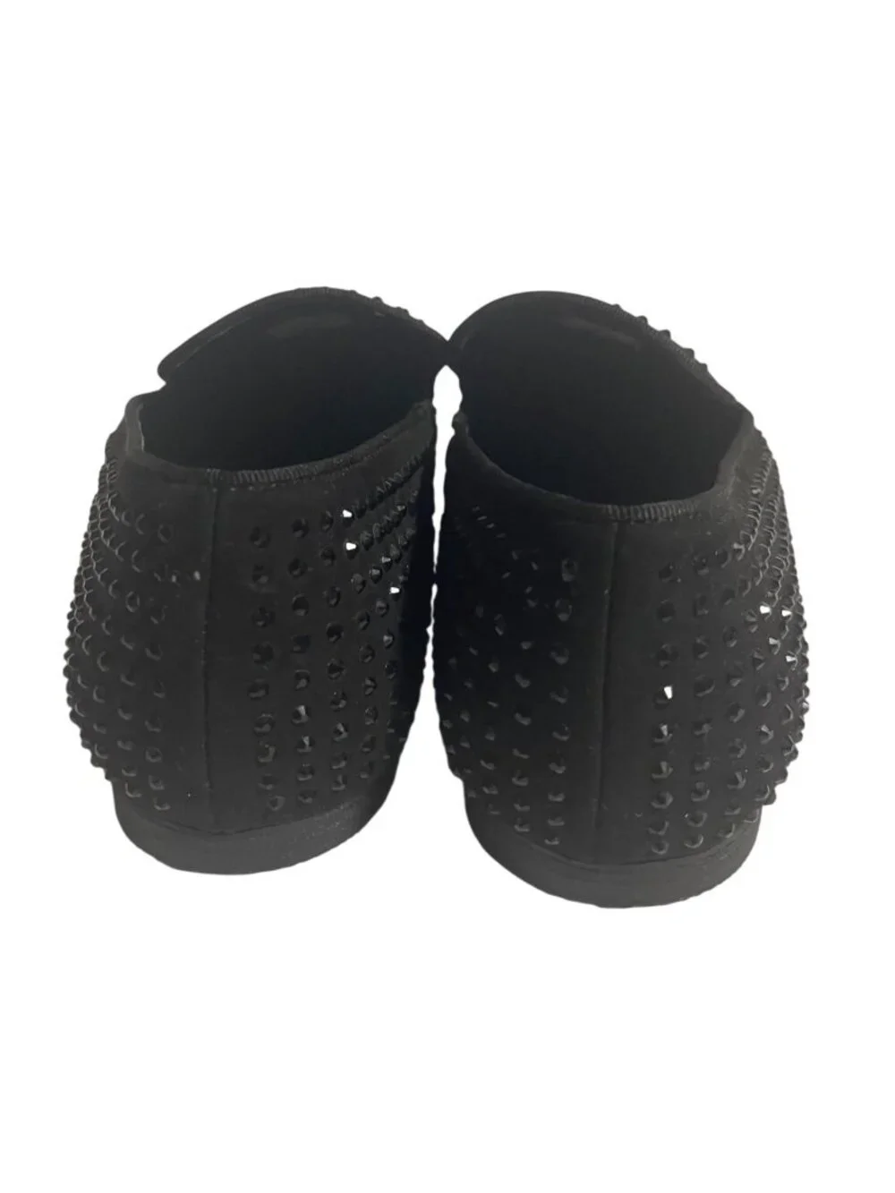 Steve Madden Mens/Kids Caviar Rhinestone Loafers Size 7 Black BCAV01M6